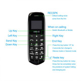 LONG-CZ J8 Magic voice bluetooth dialer cellphone FM mini cell bluetooth 3.0 earphone smallest cell phone mobile phone P040