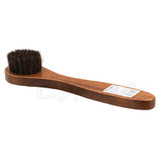 Long Wood Handle Bristle Horse Hair Brush Shoe Boot Polish Shine Cleaning Dauber