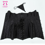 Long Steel Boned Black Corset Top Women Corsets Bustiers Sexy Espartilhos E Corpetes Gothic Clothing Burlesque Costume Corselete