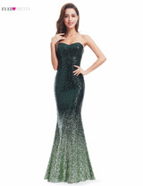Long Sparkle Evening Dresses Ever Pretty Ombre 2017 New Gorgeous Long Elegant XXGD10070PEC Sequin Mermaid Party Gown Dresses