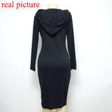 Long Sleeve Dress Sportswear Loose Long Hoodie Dress Fashion Casual Dresses Winter Hot Plus Size Women Clothing Vestidos XXL