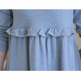 Long Sleeve Dresses For Pregnant Women Nursing Maternity Dress Feeding Clothes Breastfeeding Pregnancy Clothing Autumn Winter