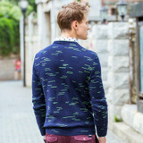 Casual mens sweaters cotton pullover man jumper Autumn male pullover jersey dress Brand clothing Muls O neck Size S-4XL PST4706