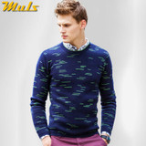 Casual mens sweaters cotton pullover man jumper Autumn male pullover jersey dress Brand clothing Muls O neck Size S-4XL PST4706