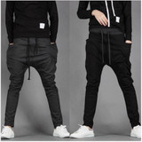 Casual Men Pants Hot Sale Unique Big Pocket Hip Hop Harem Pants Fitness Clothing Quality Outwear Casual Men Joggers