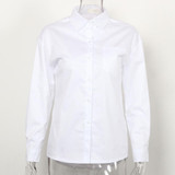 Casual Loose Women Shirts 2018 Autumn New Fashion Collar Plus Size Blouse Long Sleeve Buttons White Shirt Women Tops Streetwear