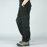 Casual Loose Tactical Pants Men Cargo Pants Combat SWAT Active Army Military Pant Male Cotton Work Trousers Mens Joggers 4XL