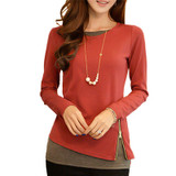 Casual Long Sleeve Shirt Women 2018 Spring Autumn Side Zipper Blouse Fashion Office Ladies Tops Tunic Camisa Mujer Blusas