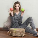 casual home clothing cardigan men sleepwear long sleeve and long pants women Pajamas couples nightwear sets pijamas hombre
