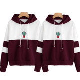 Casual Fashion Long Sleeve Hoodies Women Cactus Print Sweatshirt Tracksuits Hooded Pullover Tops Blouse Jumper Hoodie