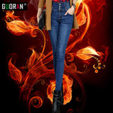 Cashmere Winter Warm Stretching High Waist Jeans Femme Skinny Black Jeans Women Jeans Pant Velvet jeans female Winter Large Size