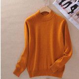 Cashmere sweater Womens Sweater and Pullovers 2018 Autumn and Winter Long Sleeve Pull Femme Turtleneck Knitted Sweater