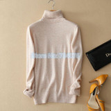 Cashmere Sweater Winter Womens Sweaters Fashion 2018 Autumn and Winter Womens Sweater and Pullovers Turtleneck Knitted Sweater