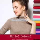 Cashmere Sweater Winter Womens Sweaters Fashion 2018 Autumn and Winter Womens Sweater and Pullovers Turtleneck Knitted Sweater