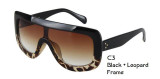 2017 Vintage Sunglasses Women Brand Designer Retro Rivet Intergrated Ladies Sun Glasses for Women Lunette Femme Oculos Female