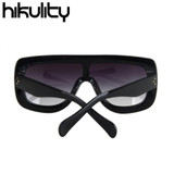 2017 Vintage Sunglasses Women Brand Designer Retro Rivet Intergrated Ladies Sun Glasses for Women Lunette Femme Oculos Female