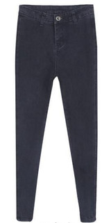 2017 Vintage Slim High Waisted Jeans Skinny Stretch Jeans For Women Fashion Cotton Women's Sexy Elastic Black Jeans Pants