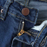 2017 Vintage Mom Fit High Waist Jeans Elastic Femme Women Washed Blue Denim Skinny Jeans Classic Pencil Pants C3553