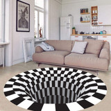 3D Vortex Illusion Rug
