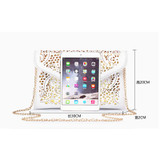 2017 Vintage Hollow Out Envelope Bag Small Women Leather Crossbody bag For girl Shoulder bag Messenger bag Clutch Handbag Purses