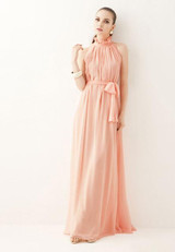 2017 Vestidos summer women sexy chiffon maxi dress woman party vestido dresses nymph hang neck collar New cheap clothes china