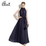 2017 Vestidos summer women sexy chiffon maxi dress woman party vestido dresses nymph hang neck collar New cheap clothes china