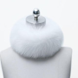 2017 Upscale Autumn&Winter Faux Fur Scarves Rabbit Scarf False Clothing Scarf Faux Fur Collar Shawl Women
