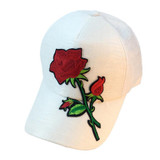 2017 Unisex Baseball Cap women men lovely Applique Floral Baseball Cap casuan Snapback Flat Hat high quality Casquette Gorras #5