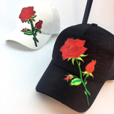 2017 Unisex Baseball Cap women men lovely Applique Floral Baseball Cap casuan Snapback Flat Hat high quality Casquette Gorras #5