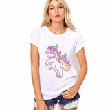 2017 Tshirt Summer Woman Designer Clothing Print T-shirt Fashion Tees European T Shirt Cute Women Kawaii Tops Unicorn