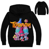 2017 Trolls Clothes Boys Hoodies Cartoon Troll Costumes Clothes T shirts Children Kids Sweatshirts For Boys Kids Tops 2-9Y