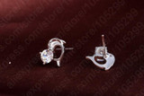 2017 Trendy Dolphine Design Pendant 925 Sterling Silver Fine Jewelry Necklace Earring For Women Wedding Set Gifts