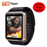 2017 Toper Smart Watch GT08 Clock with Sim/TF Card Slot Push Message Bluetooth Connectivity for Android Phones Smartwatch GT08