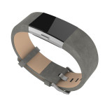2017 Top Sales! COMLYO Genuine Leather Band For Fitbit Charge 2 Charge2 Smart Bracelet Strap Replace Watchband With Steel Buckle