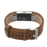 2017 Top Sales! COMLYO Genuine Leather Band For Fitbit Charge 2 Charge2 Smart Bracelet Strap Replace Watchband With Steel Buckle