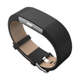 2017 Top Sales! COMLYO Genuine Leather Band For Fitbit Charge 2 Charge2 Smart Bracelet Strap Replace Watchband With Steel Buckle