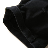 2017 Summer Thin Black White Denim Shorts Male Straight Knee Length Trousers Men's lightweight Short Ripped Jeans For Men