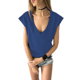 2017 Summer T Shirt Women Short Sleeve V Neck Loose TShirt Casual Sexy Women T Shirt Camisetas Feminina Lady Tops