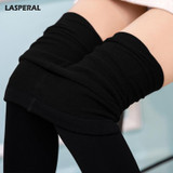 LASPERAL Women Sexy Pantyhose Spring Autumn Winter Warm Panty Hose Polyester Elastic Step Foot Seamless Tights Stockings Hosiery