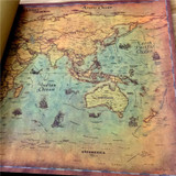 Large Classic World Map Kraft Paper Paint vintage Wall picture Poster Living Room Art Crafts Maps bar Pub wallpaper 36