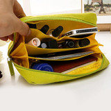 Large Capacity Travel Cosmetic Makeup Case Zipper Multifunction Bag Organizer