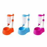 Large Adjustable Automatic Pet Drinking Fountains Water Feeder Bowl Pet Food Feeder Auto Dog Food Feeder Cat Dispenser Fountain