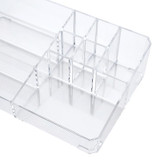 LARGE Acrylic Makeup Organizer Office Organizer Box Cosmetic Plastic Storage Box Desk Bathroom Cosmetic Storage Case