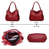 Lanzhixin Women Leather Handbags Women Messenger Bags Designer Crossbody Bag Women Tote Shoulder Bag Top-handle Bags Vintage 518