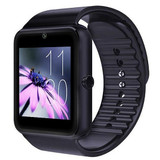 LANGTEK Smart Watch GT08  Men Women Bluetooth Wrist Smartwatch Support SIM/TF Card Wristwatch For Apple Android Phone PK DZ09