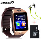 LANGTEK Smart Watch DZ10 for Apple android phone support SIM card reloj inteligente smartwatch pk gt08 wearable smart electronic