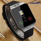 LANGTEK Smart watch dz10  Sync Notifier Support Sim Card Bluetooth Connectivity Apple iphone Android Phone PKGV18 GT08 Q18 V8