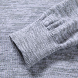 LANGMENG 2017 New Autumn Winter Fashion Brand Clothing Mens Sweaters Solid Color Slim Fit Men Pullover Knitted Sweater Men