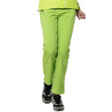 LANBAOSI Top Quality Winter Women's Warm Fleece Softshell Pants With Waistband Pockets Windproof Waterproof Trousers 10 Colors