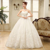 Lamya Off Shoulder Lace Bottom Wedding Dress Romantic Sweetheart Crystal Customized Size Vestido De Noiva